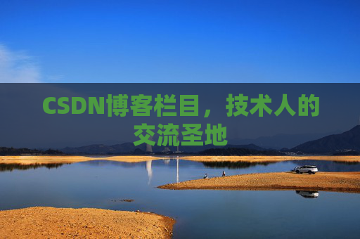 CSDN博客栏目，技术人的交流圣地